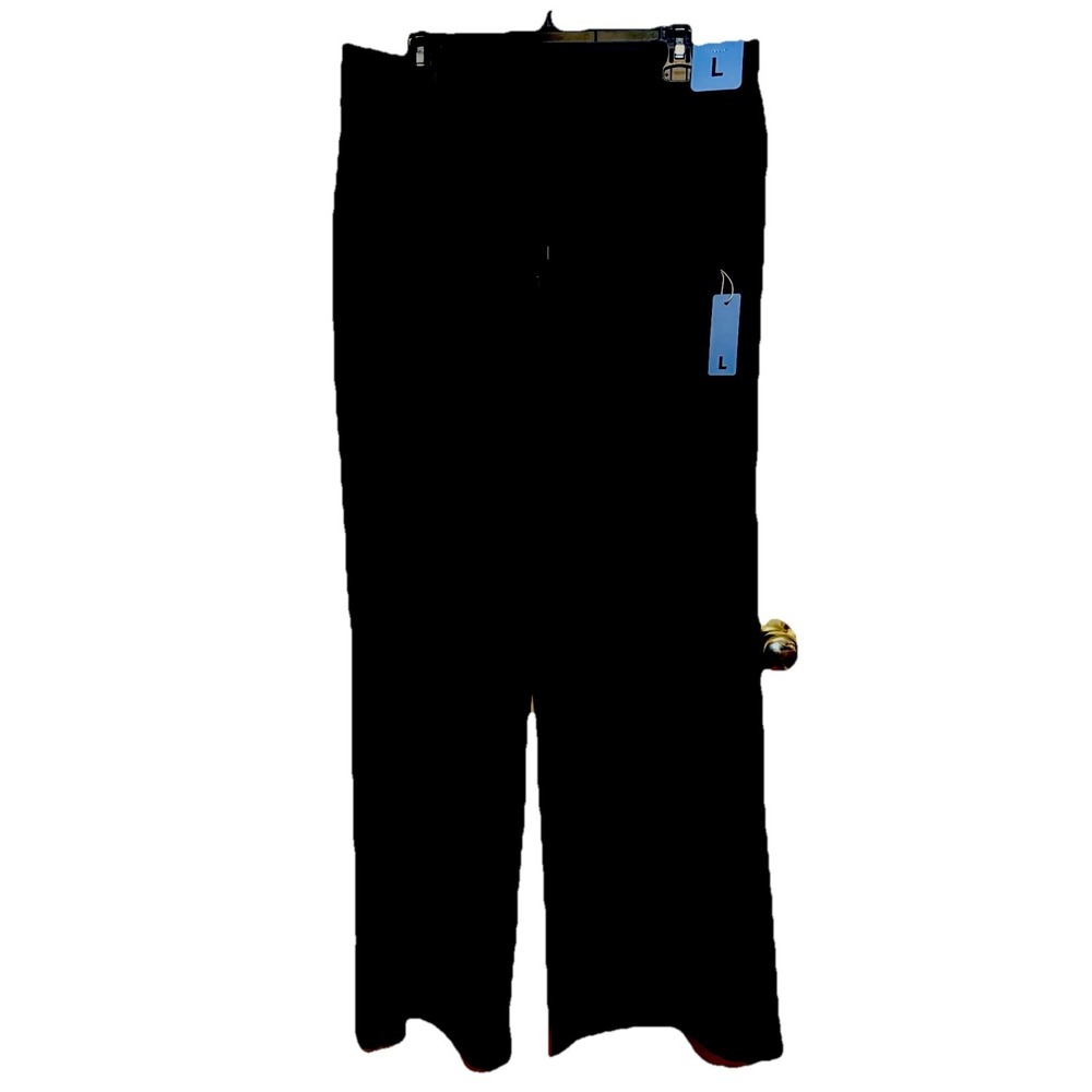 Member's Mark Women Soft Elastic Waist Sandwash Wide Leg Pant‎ w/ Pockets Large